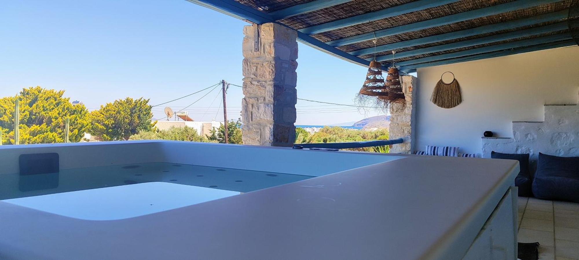 Island Magic - Seaview Villa With Jacuzzi Pool Ambelas Luaran gambar